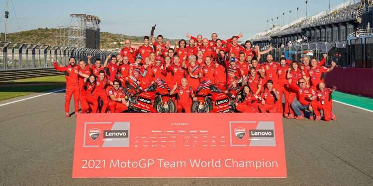 Ducati triumphs at Valencia with its first historic podium lockout in MotoGP