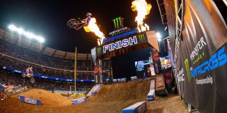 Supercross Points Leader Eli Tomac Takes First 450SX Class Win of Season