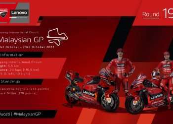 Ducati Lenovo Team arrives in Sepang for the Malaysian GP