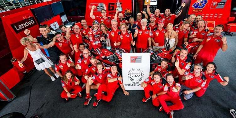 Ducati Lenovo Team wins the MotoGP 2022 team title