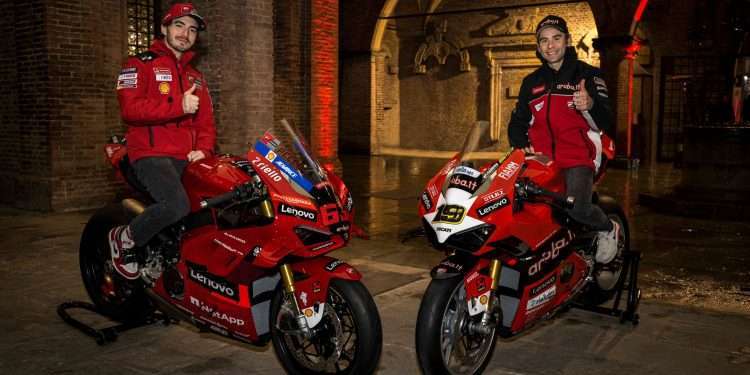 Two Limited Editions of Ducati Panigale V4 Celebrate the World Titles of Francesco Bagnaia and Álvaro Bautista