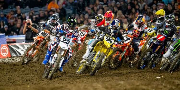 Chase Sexton Wins Triple Crown Thriller at Anaheim 2 Supercross