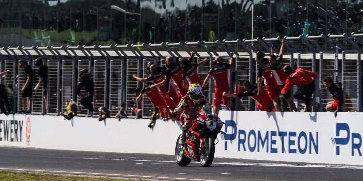 WorldSBK: Historic hat-trick for Bautista with commanding Race 2 victory