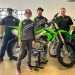 CANADIAN KAWASAKI AWARDS 2022 TEAM GREEN WINNER LEO HICKEY WITH NEW MOTORCYCLE