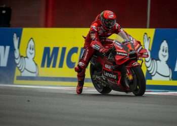 Bagnaia closes the Argentina GP at Termas de Rio Hondo  sixteenth after crashing out