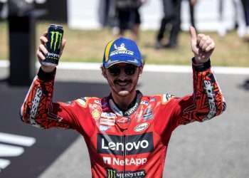 Second place podium finish for Pecco Bagnaia in the Sprint Race of the Spanish GP at Jerez de la Frontera