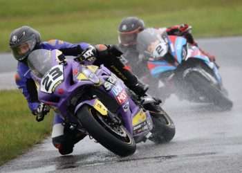 Dumas wins rain-soaked race one after Guerin crashes out of the lead at SMP