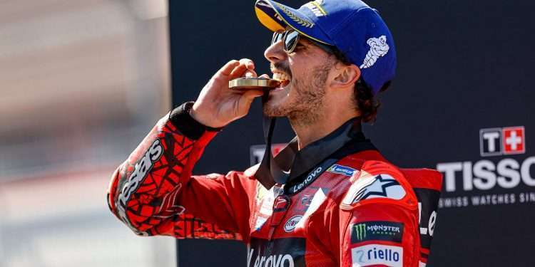 Bagnaia powers his way to an impressive lights-to-flag victory in the GP Sprint race