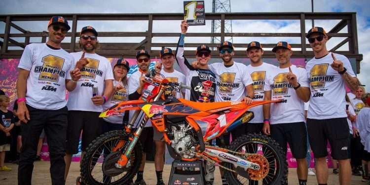 RYDER MCNABB WINS 2023 TRIPLE CROWN SERIES MX TOUR 250 TITLE WITH KTM CANADA RED BULL RACE TEAM