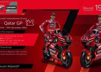 Bagnaia and Bastianini ready to tackle the night race at Lusail this weekend