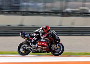 The Ducati Lenovo Team riders end positive first day of official testing in Valencia in preparation for the 2024 MotoGP season