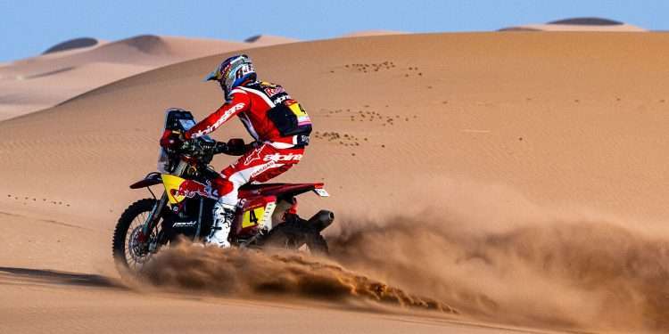 SAM SUNDERLAND AND DANIEL SANDERS RATTLE UP THE LEADERBOARD ON DAKAR DAY TWO