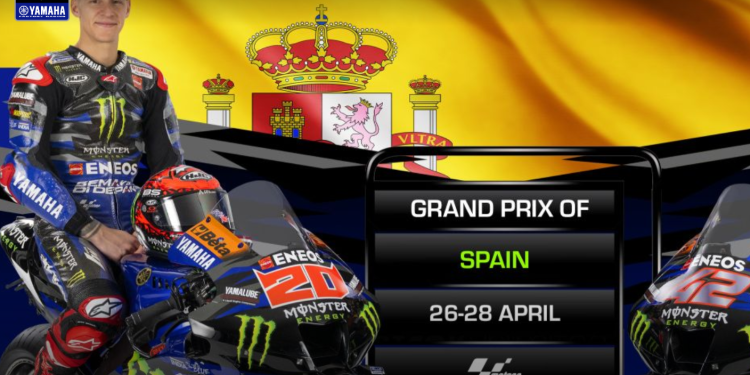 Monster Energy Yamaha MotoGP Set Up for Spanish GP Spectacle