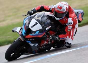 CSBK 2024: Young squeaks out pole position for round two at Grand Bend