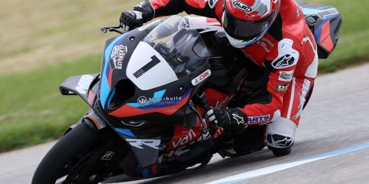 CSBK 2024: Young squeaks out pole position for round two at Grand Bend