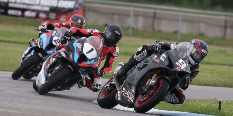 CSBK 2024: Daley doubles up with maiden Superbike win in wet race two at Grand Bend