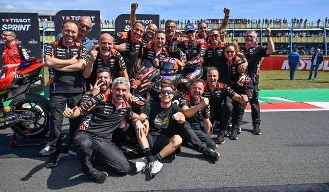 MotoGP Round 8: Aprilia Racing Saturday Sprint Race Report