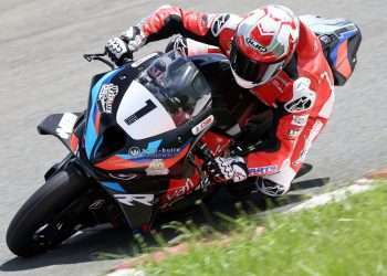 Young nabs fourth consecutive CSBK pole on Friday at AMP
