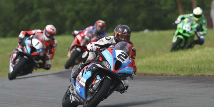 CSBK: Guerin’s gamble pays off with crucial race one win at AMP