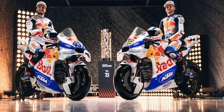 RED BULL KTM TO GET FAST IN RETRO WHITE & BLUE FOR MOTOGP™ 75TH COMMEMORATION