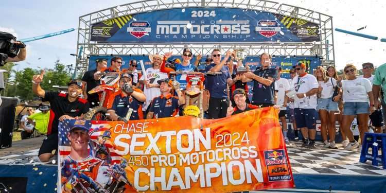 CHASE SEXTON CROWNED AMA PRO MOTOCROSS 450 CLASS CHAMPION