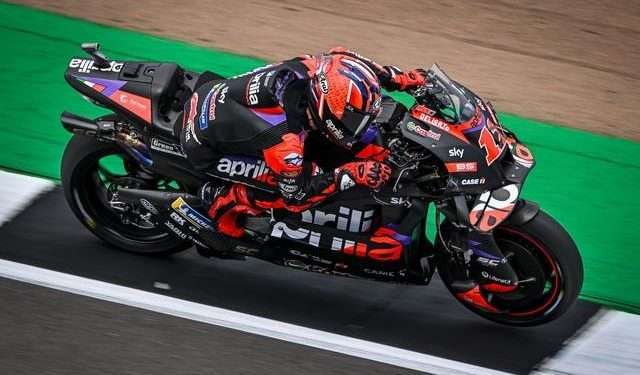 Aprilia Racing: British GP Sprint Race Report