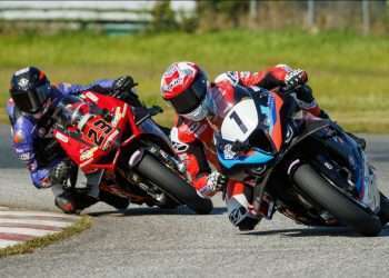 Young wins thrilling last-lap duel with Dumas at CSBK finale in Shannonville