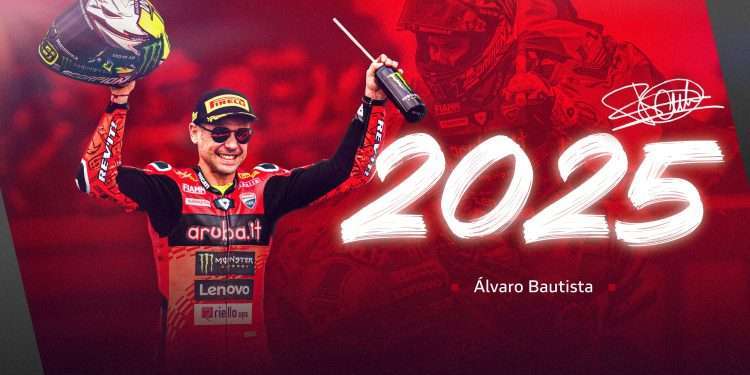 WorldSBK: Alvaro Bautista extends Aruba.it Ducati contract for 2025 season