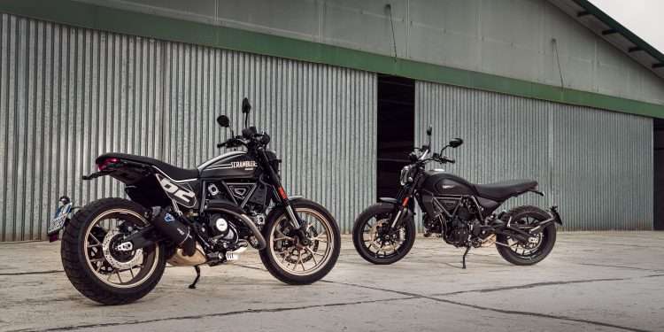 New 2025 Ducati Scrambler models: the Icon Dark and Full Throttle