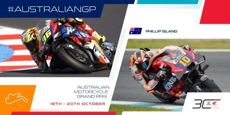 Repsol Honda MotoGP: Back out and heading down under to The Island