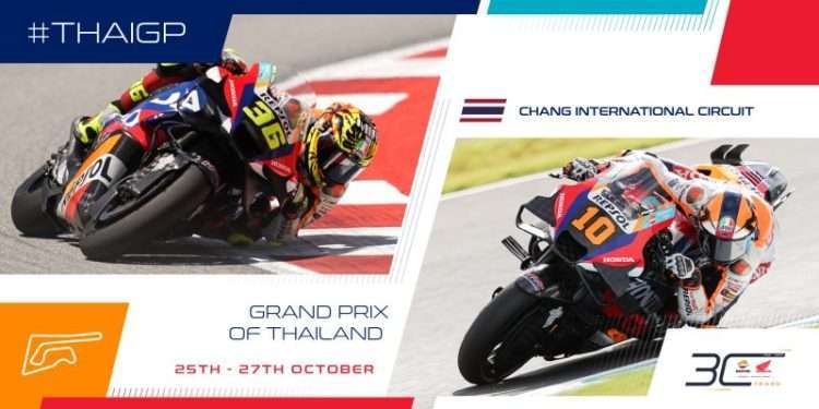 Repsol Honda MotoGP: Back out in Buriram for Marini and Mir