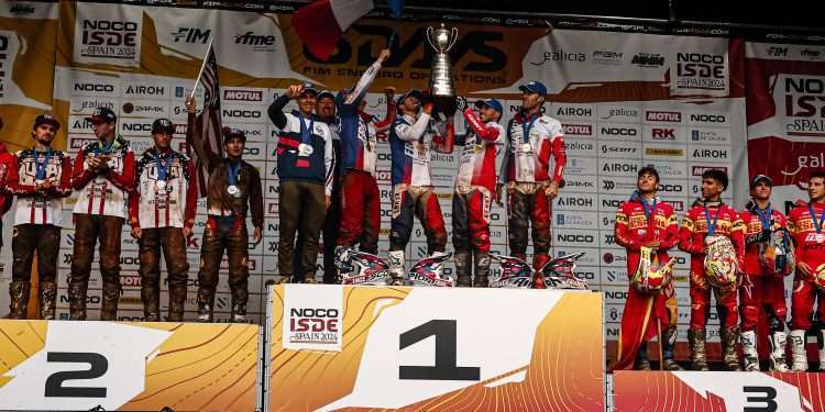 France win World Trophy at NOCO FIM 6DAYS in Galicia, Spain