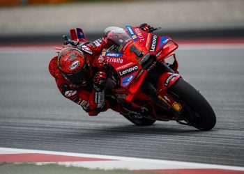 Francesco Bagnaia and the Ducati Lenovo Team top the Practice timesheets in the Solidarity Grand Prix of Barcelona