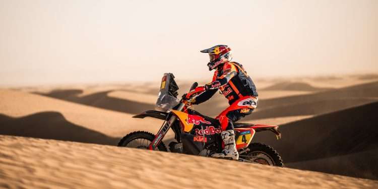 DANIEL SANDERS TOPS THE TIMESHEETS ON DAKAR STAGE FOUR