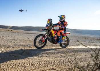 LUCIANO BENAVIDES FASTEST ON DAKAR STAGE NINE