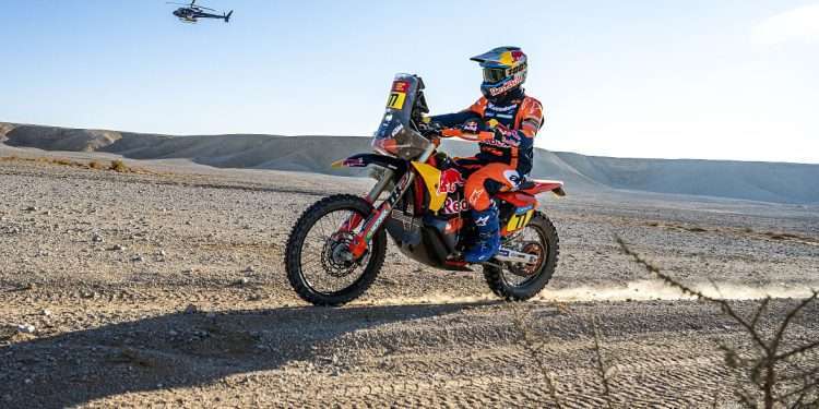 LUCIANO BENAVIDES FASTEST ON DAKAR STAGE NINE