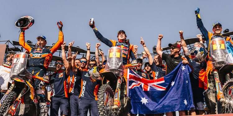 DANIEL SANDERS AND KTM WIN THE 2025 DAKAR RALLY