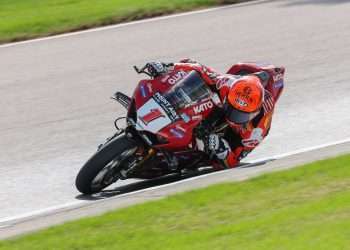Josh Herrin puts it on the box at Barber Motorsports Park