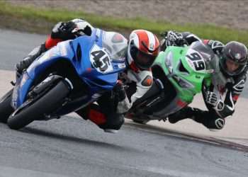Van Winkle fends off Michel in chaotic Supersport race one at AMP