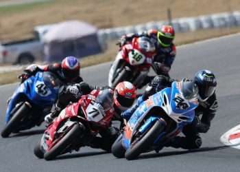 CSBK: Collins wins thrilling battle to clinch Supersport crown in race one at CTMP