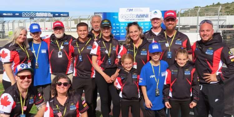 Colin Fraser: 2025 MotoMini World Championships – Team Canada arrives in Valencia Spain