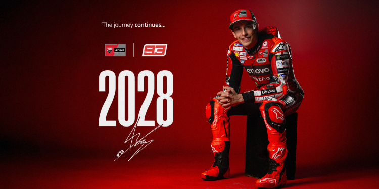 Marc Márquez confirmed with the Ducati Lenovo Team for the 2027/2028 seasons