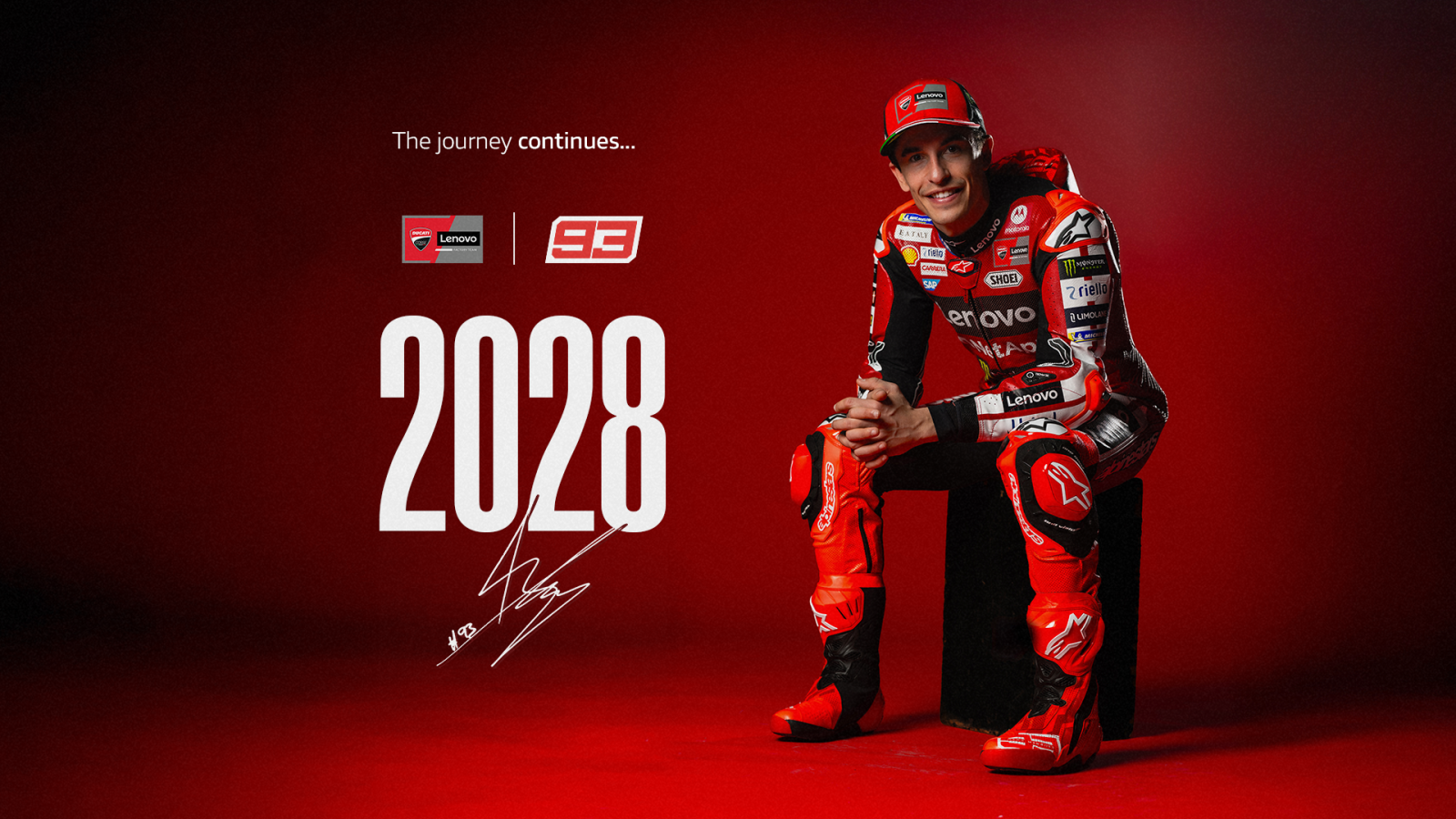 Marc Márquez confirmed with the Ducati Lenovo Team for the 2027/2028 ...